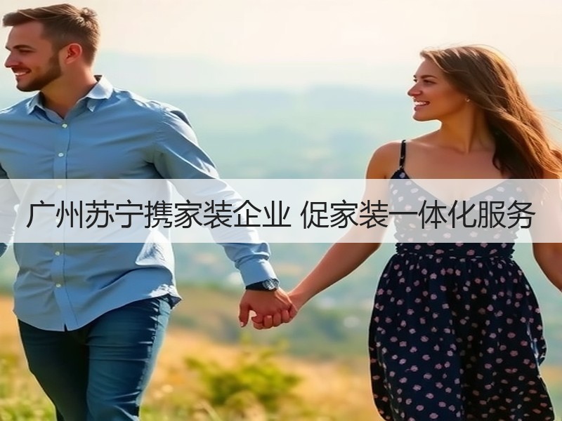 广州苏宁携家装企业 促家装一体化服务