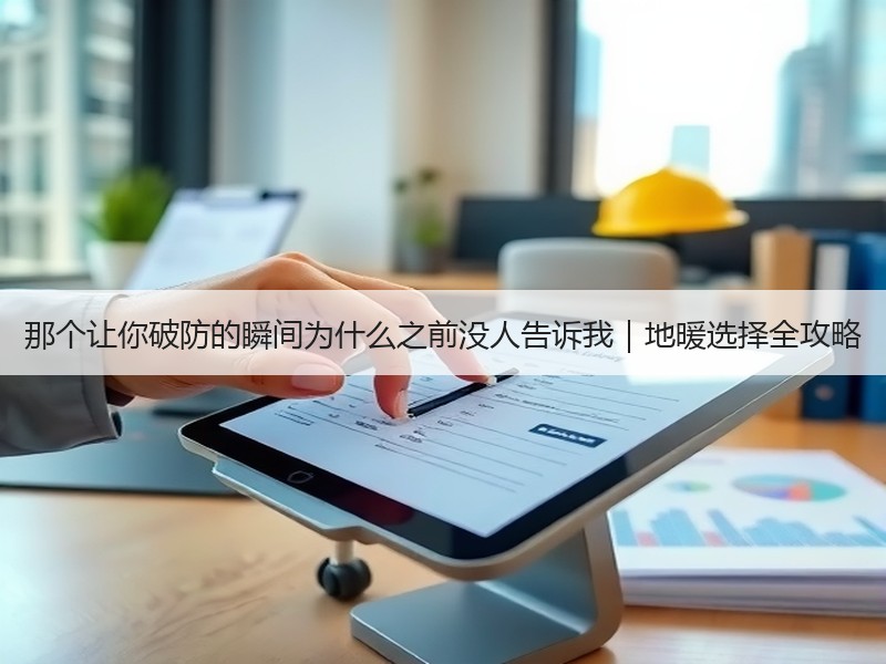 那个让你破防的瞬间为什么之前没人告诉我｜地暖选择全攻略