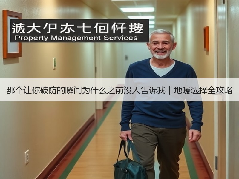 那个让你破防的瞬间为什么之前没人告诉我｜地暖选择全攻略