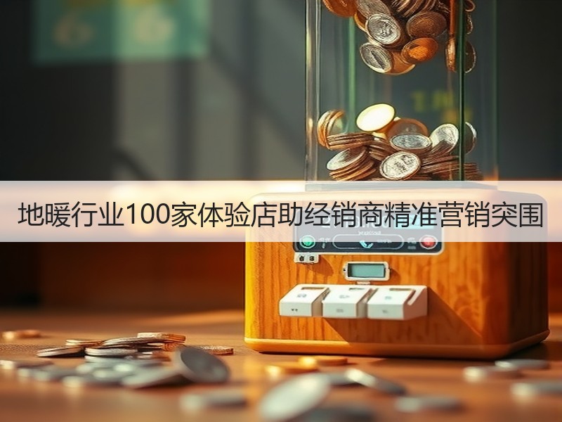 地暖行业100家体验店助经销商精准营销突围