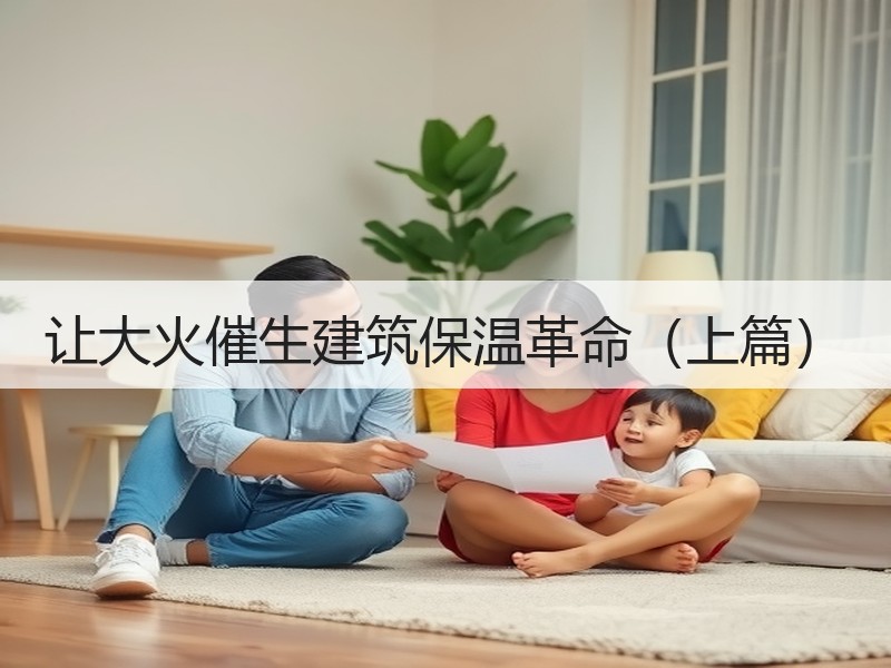 让大火催生建筑保温革命（上篇）