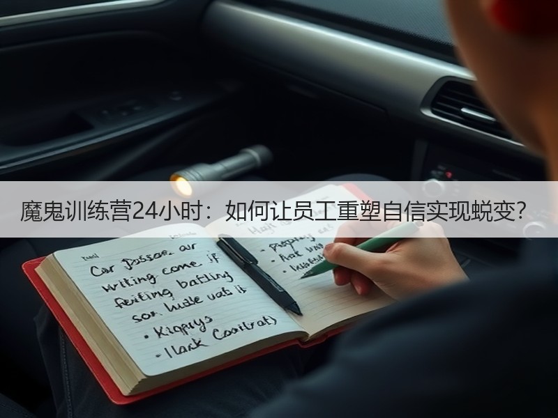 魔鬼训练营24小时：如何让员工重塑自信实现蜕变？