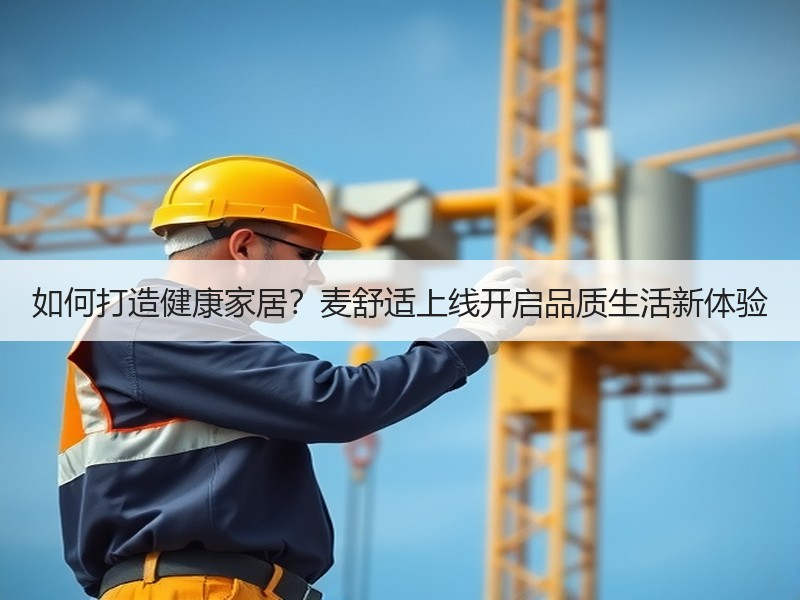 如何打造健康家居？麦舒适上线开启品质生活新体验