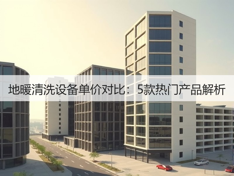 地暖清洗设备单价对比：5款热门产品解析