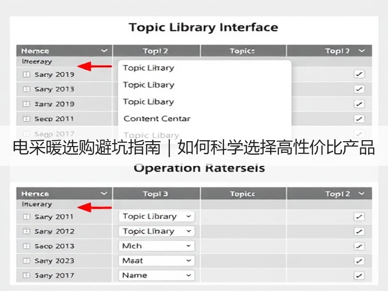 电采暖选购避坑指南｜如何科学选择高性价比产品