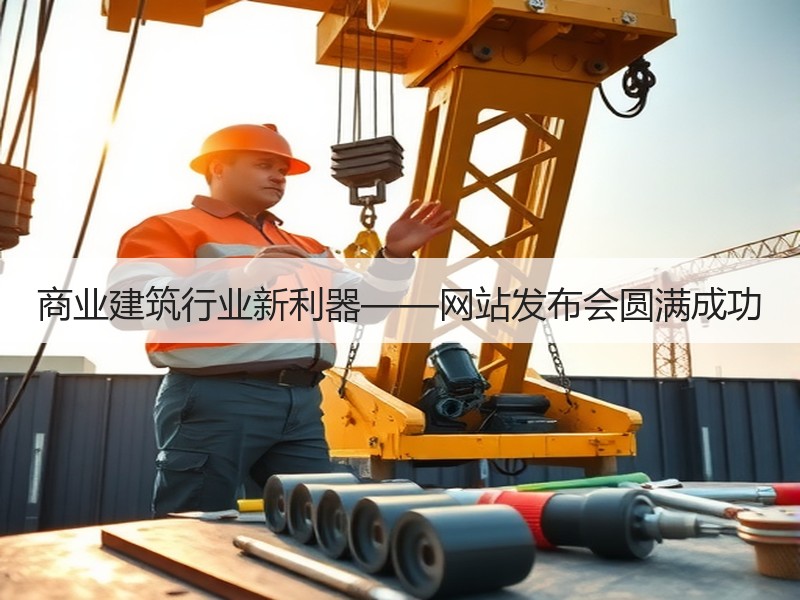 商业建筑行业新利器——网站发布会圆满成功