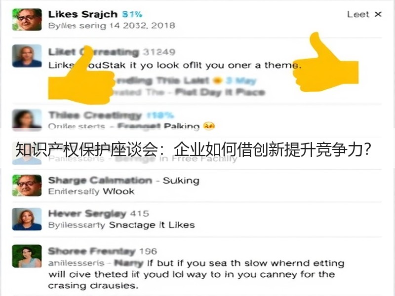 知识产权保护座谈会：企业如何借创新提升竞争力？