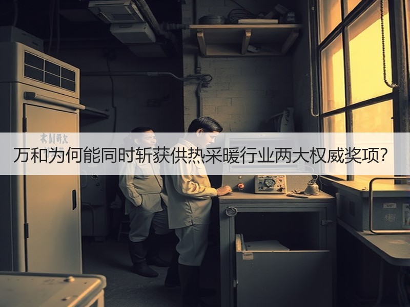 万和为何能同时斩获供热采暖行业两大权威奖项？