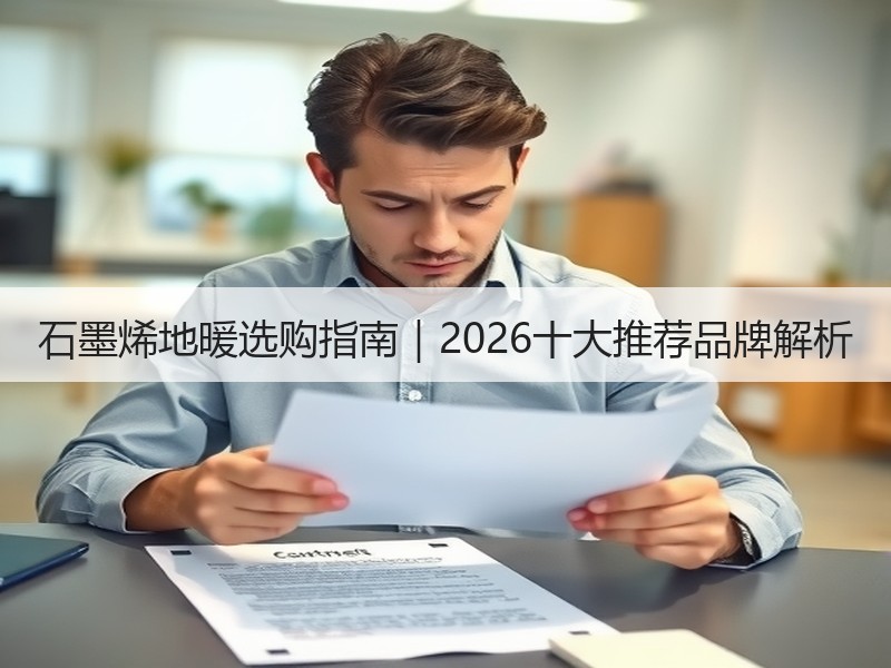 石墨烯地暖选购指南｜2026十大推荐品牌解析