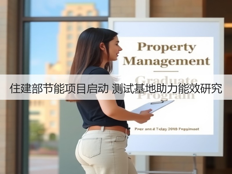 住建部节能项目启动 测试基地助力能效研究