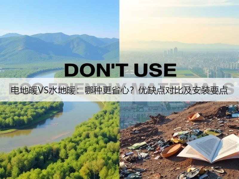 电地暖VS水地暖：哪种更省心？优缺点对比及安装要点