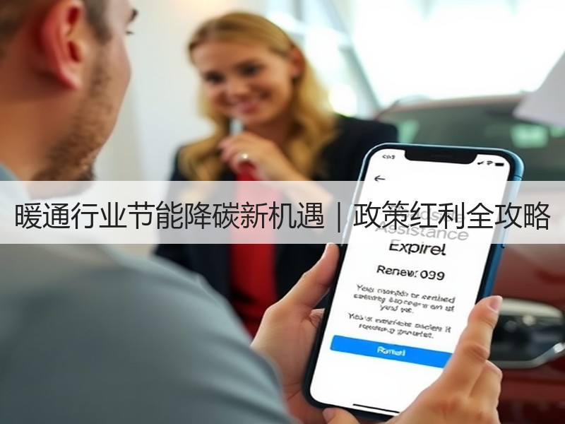 暖通行业节能降碳新机遇｜政策红利全攻略