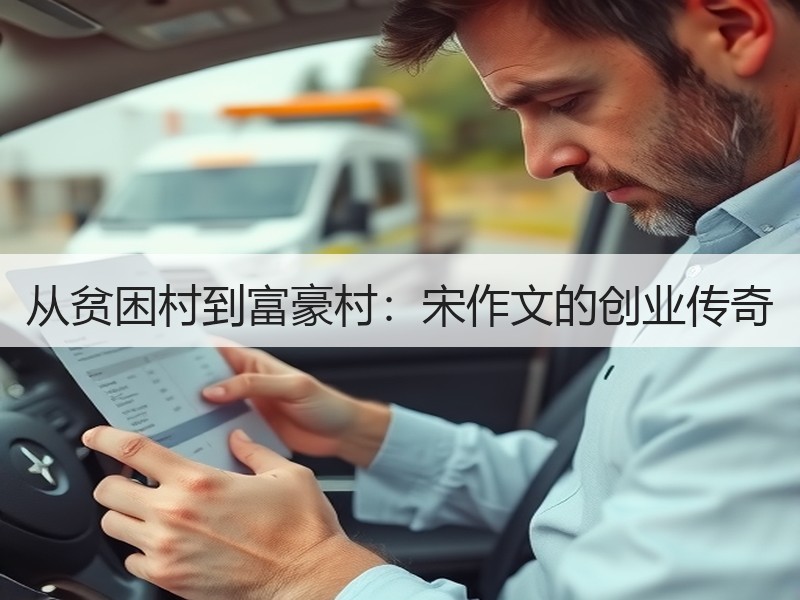 从贫困村到富豪村：宋作文的创业传奇