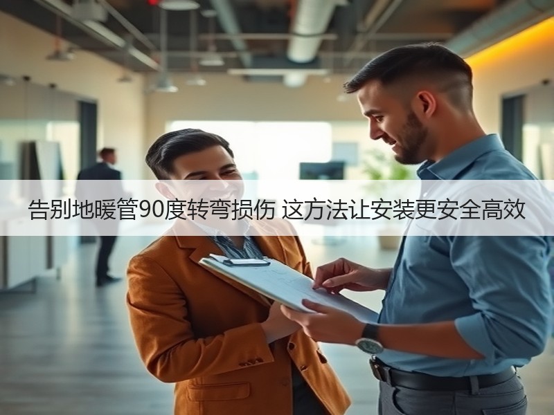 告别地暖管90度转弯损伤 这方法让安装更安全高效