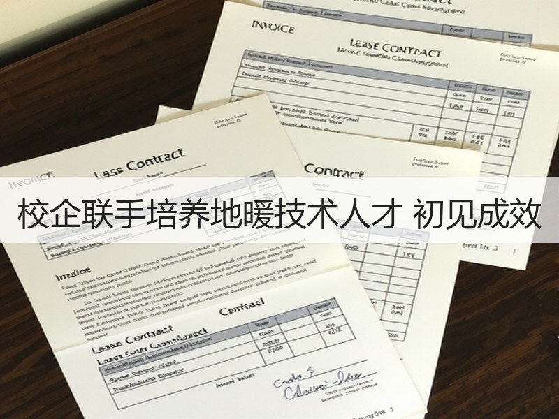 校企联手培养地暖技术人才 初见成效
