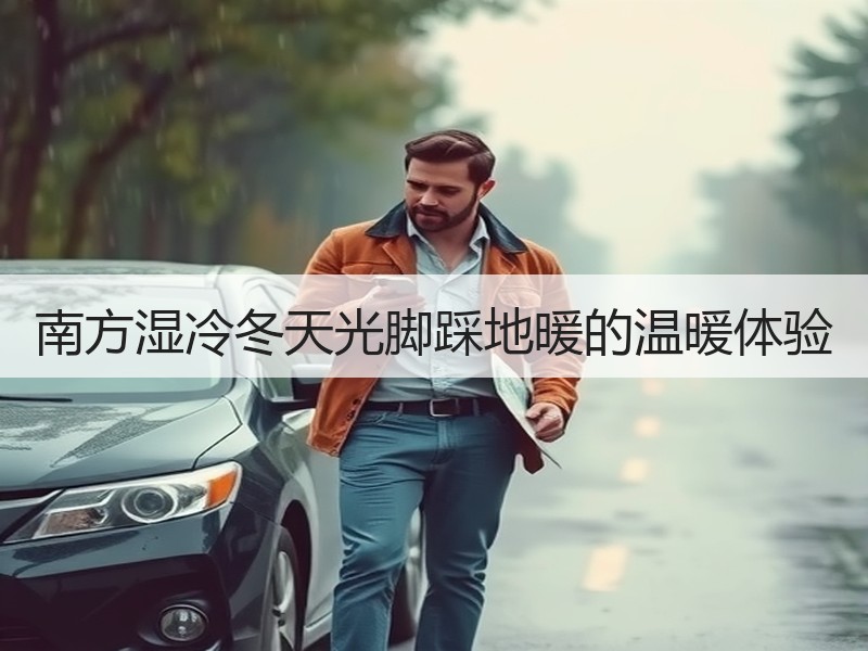 南方湿冷冬天光脚踩地暖的温暖体验