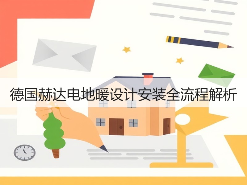 德国赫达电地暖设计安装全流程解析
