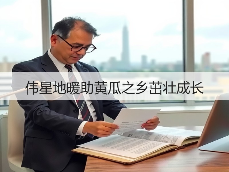 伟星地暖助黄瓜之乡茁壮成长