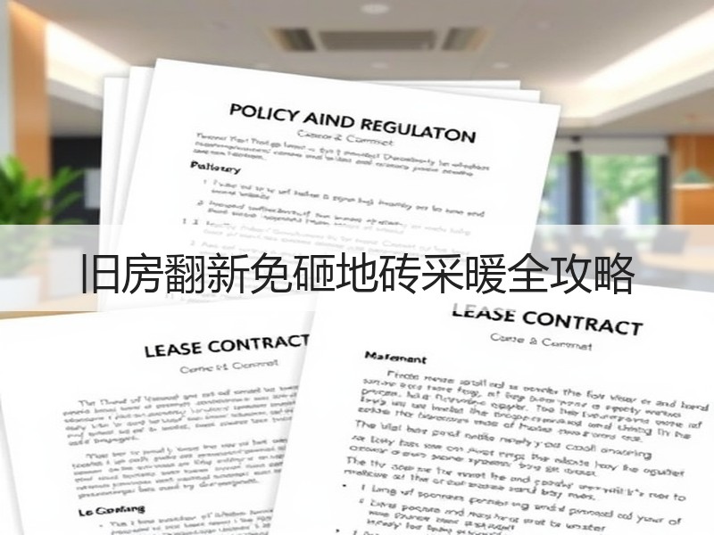 旧房翻新免砸地砖采暖全攻略