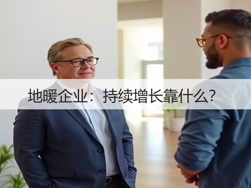 地暖企业：持续增长靠什么？
