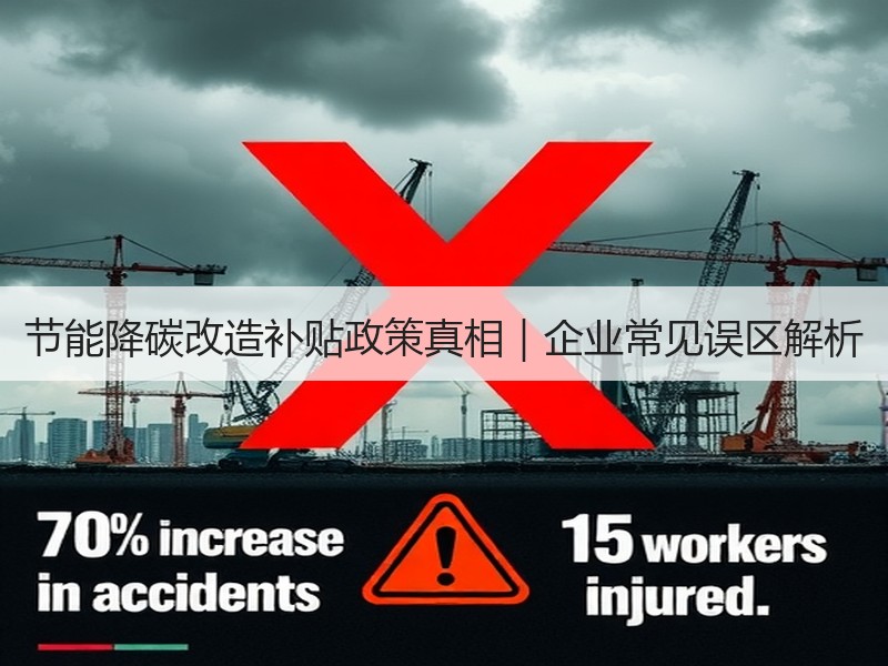 节能降碳改造补贴政策真相｜企业常见误区解析
