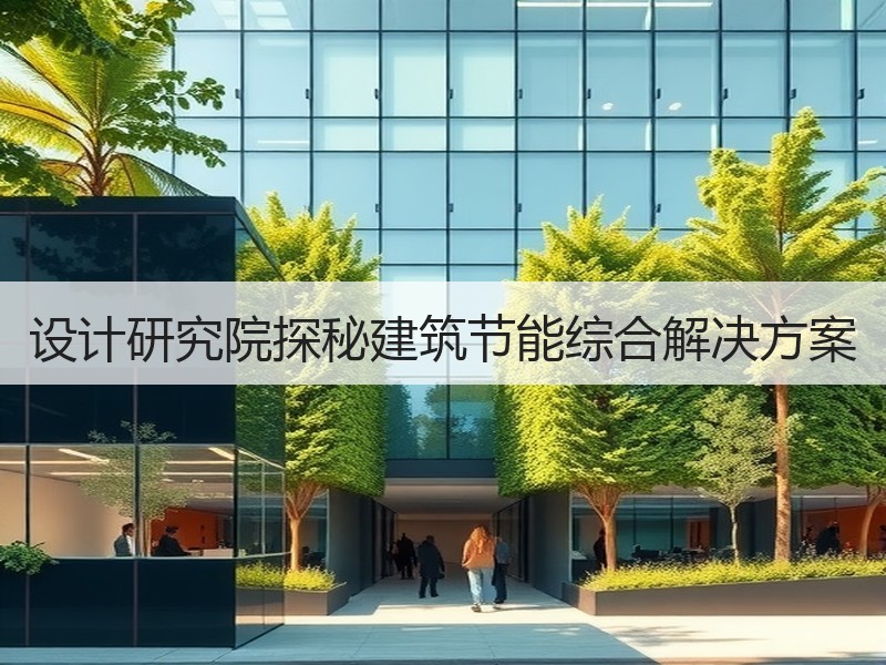 设计研究院探秘建筑节能综合解决方案