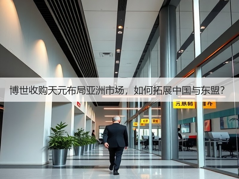 博世收购天元布局亚洲市场，如何拓展中国与东盟？