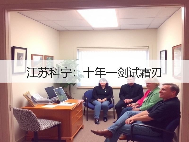 江苏科宁：十年一剑试霜刃