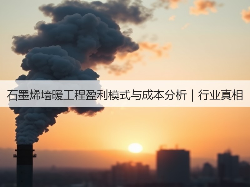 石墨烯墙暖工程盈利模式与成本分析｜行业真相