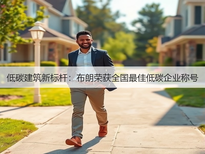 低碳建筑新标杆：布朗荣获全国最佳低碳企业称号