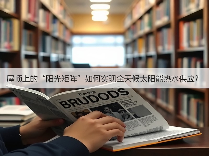 屋顶上的“阳光矩阵”如何实现全天候太阳能热水供应？