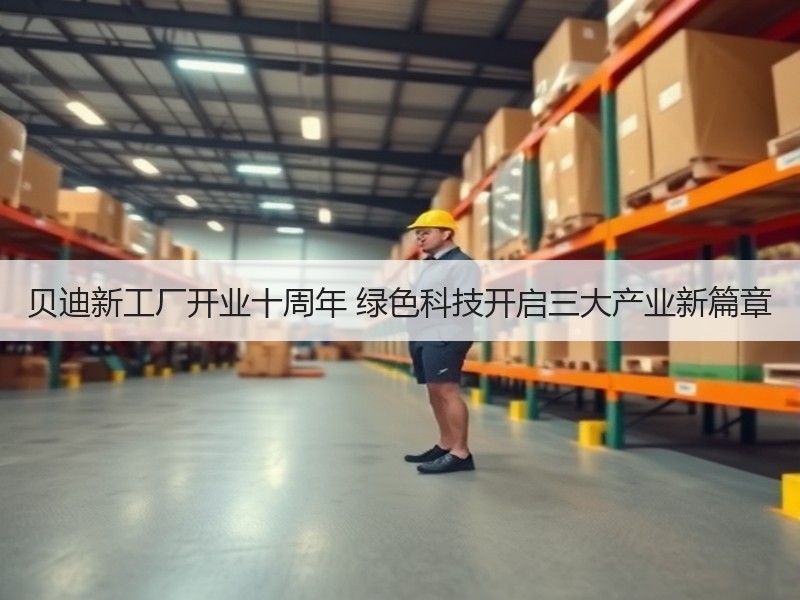 贝迪新工厂开业十周年 绿色科技开启三大产业新篇章