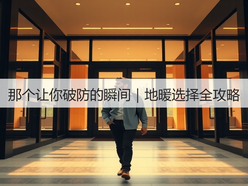 那个让你破防的瞬间｜地暖选择全攻略