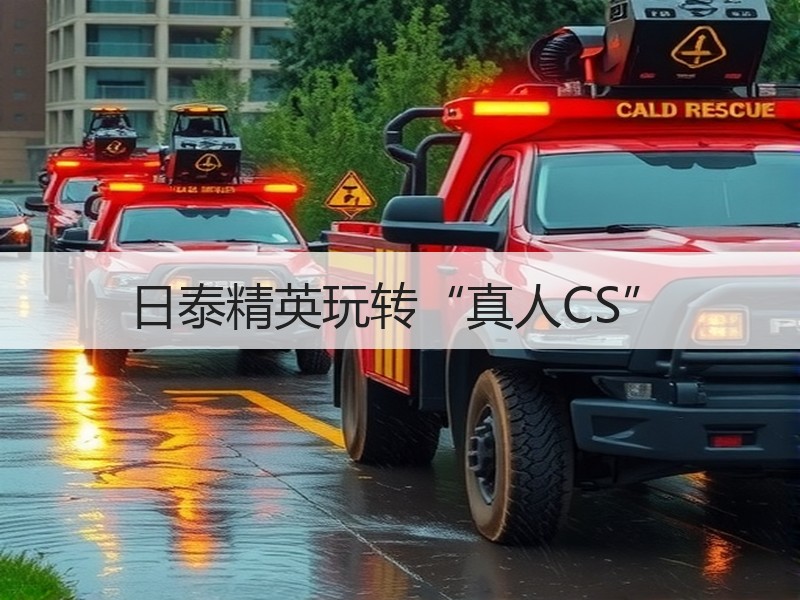 日泰精英玩转“真人CS”