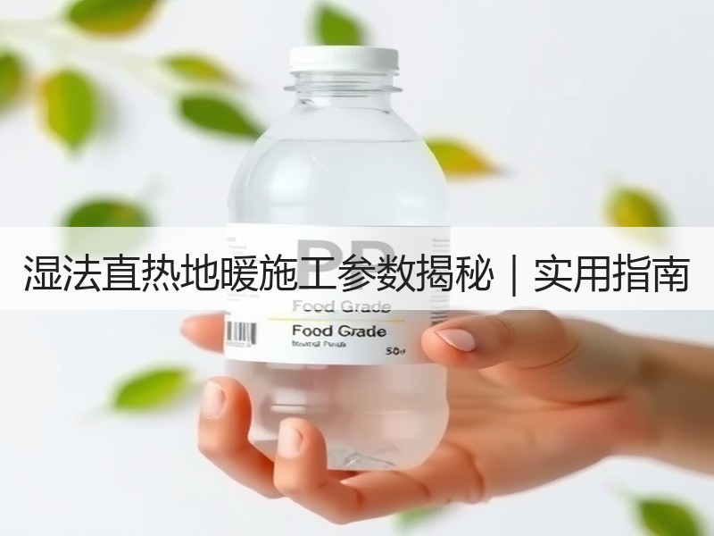 湿法直热地暖施工参数揭秘｜实用指南